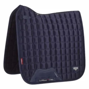LeMieux Loire classic satin Zadeldek - Donkerblauw, Dr Full