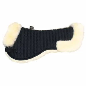 BR Zadelonderlegger schapenvacht - Zwart, Full