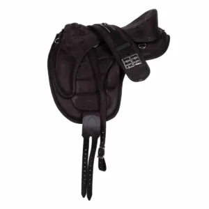 Pagony Boomloos Suede Zadel - Zwart, 17