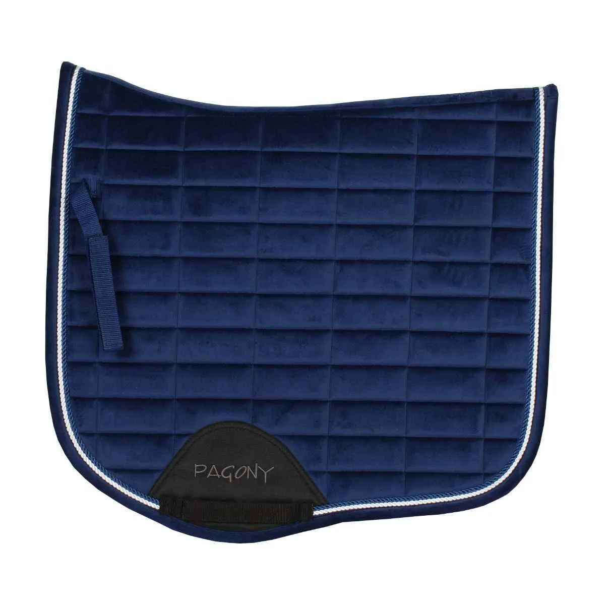 Pagony Work Velours zadeldek - Blauw, Dr Full