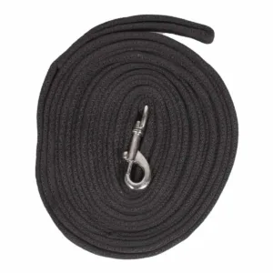 Pagony Longeerlijn in tas 8 mtr - Zwart, N.v.t.