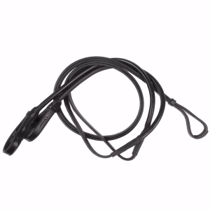 BR leren stang teugel - Zwart, Full