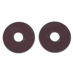 Shires Siliconen bitringen - Bruin, N.v.t.