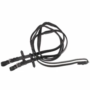 Pagony Rubberen teugel grip - Zwart