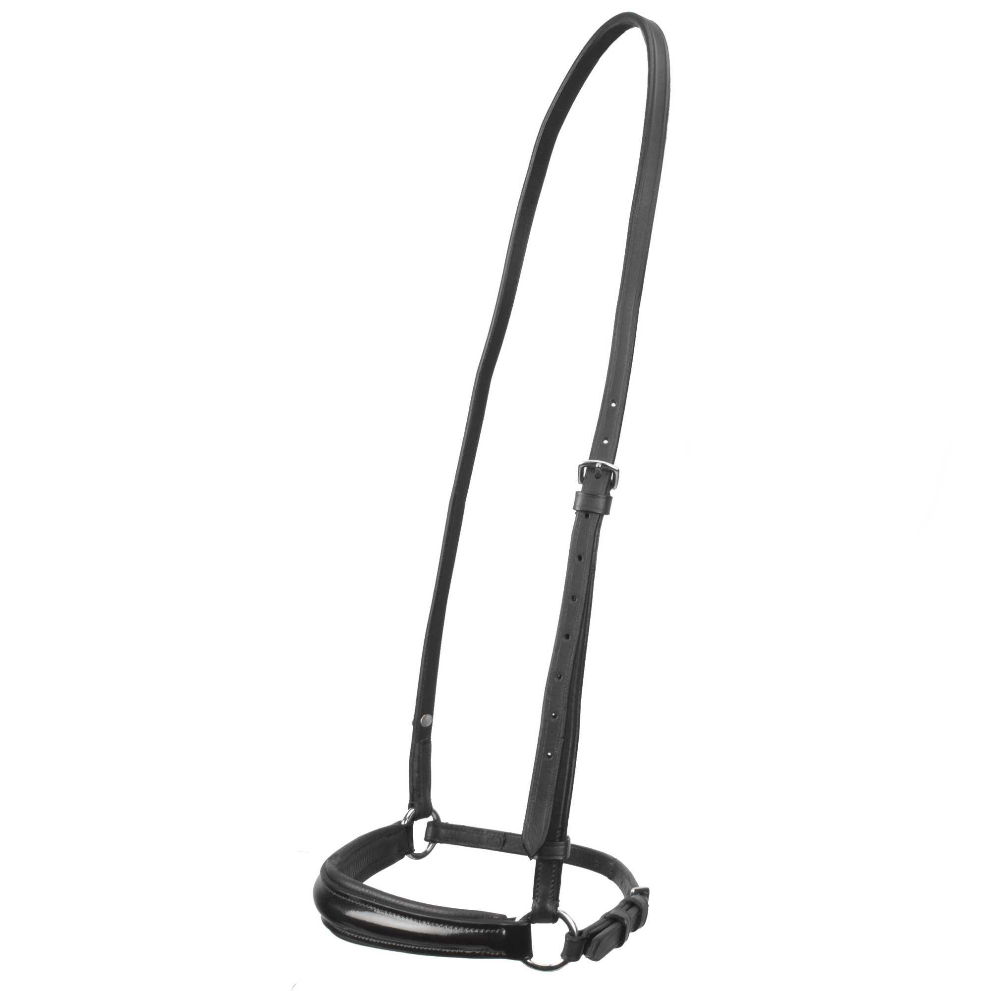 Rossner Lage Neusriem lak zwart