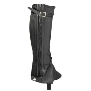 Mondoni Deluxe minichaps zwart