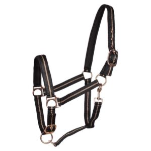 Pagony Lurex halster zwart