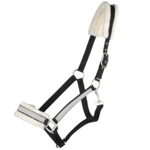 Pagony Halster Fur zwart/zilver