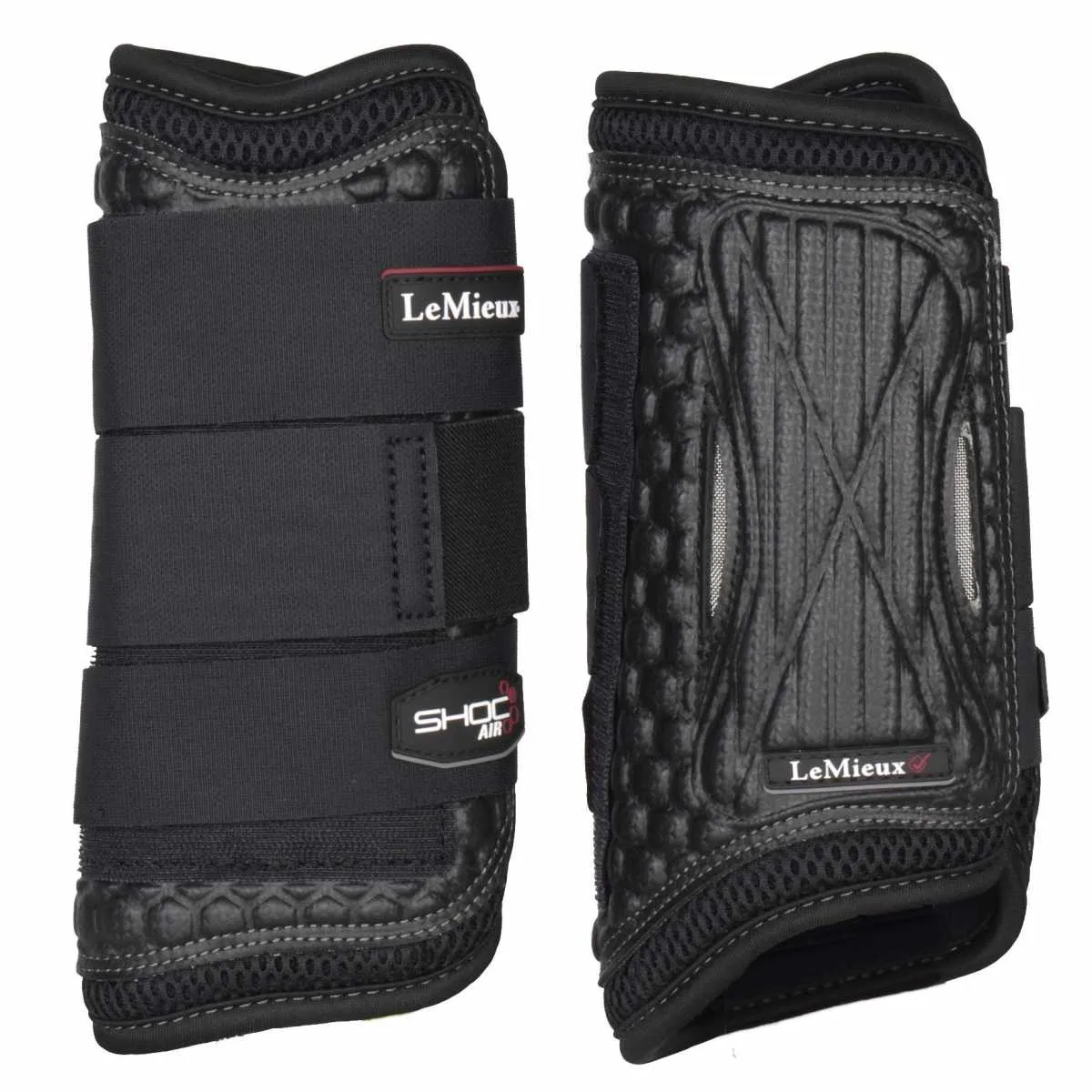 LeMieux ShocAir beenbeschermers voor - Zwart, l