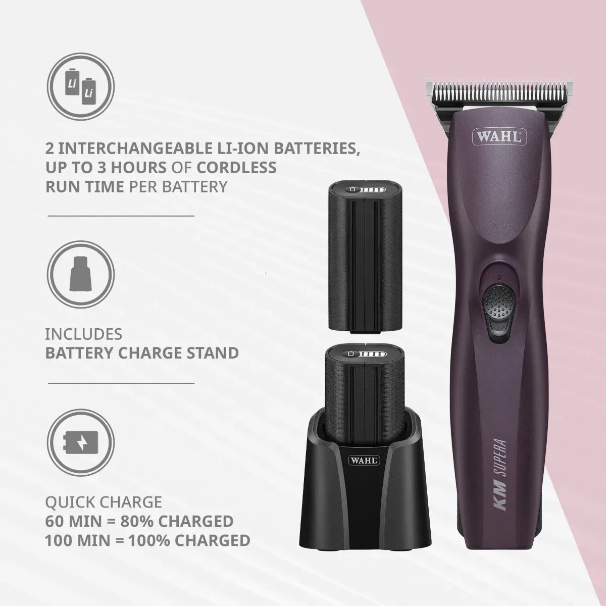 Wahl KM Supera draadloze tondeuze 60270-01-e