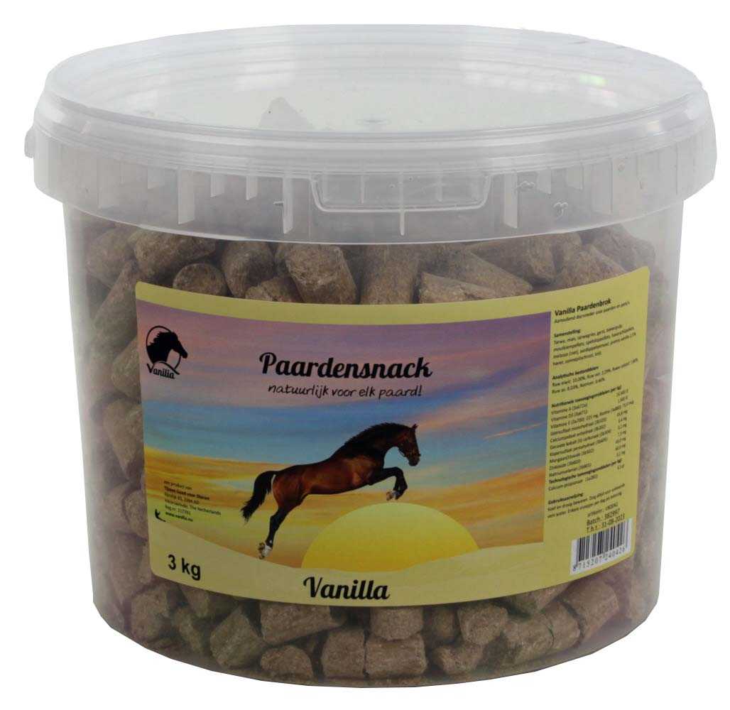 Vanilia paardenbrok 3 kg