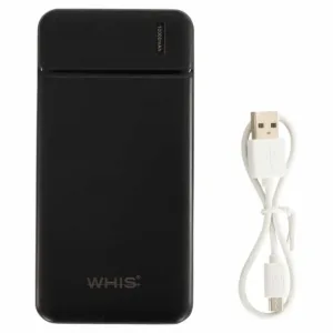 Whis Powerbank Fast Charge - Zwart, N.v.t.