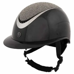 BR Rijhelm Theta plus Glamourous Glossy - Zwart, 58-62