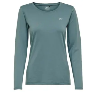 Only Play Clarissa lange mouwen Trainingsshirt - Petrol, l