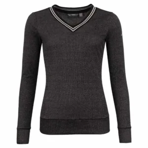 Anky Pullover Glossy - Zwart, l