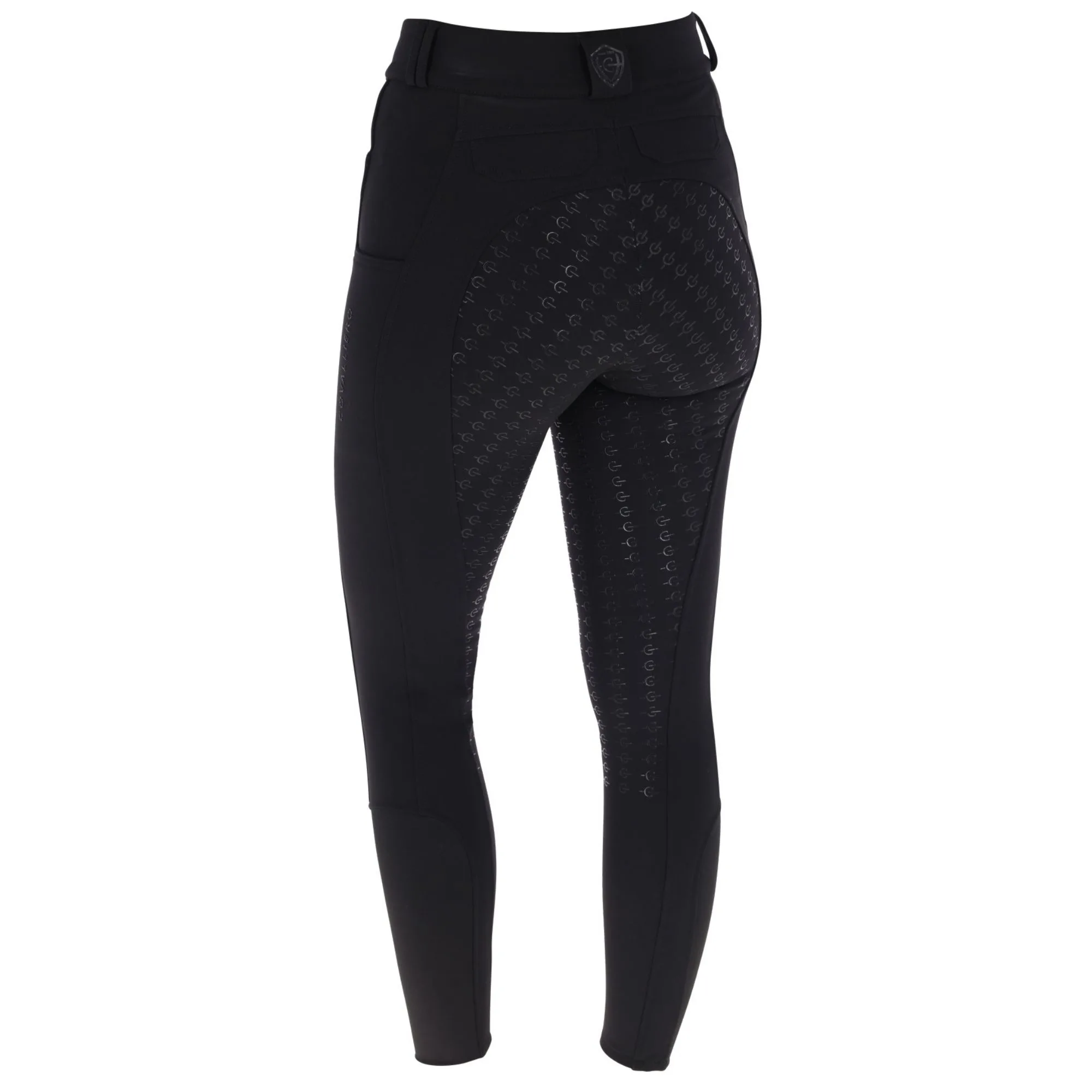 Covalliero AW25 Winter Rijbroek zwart achterkant 30730