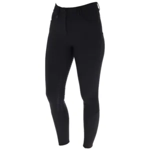 Covalliero AW25 Winter Rijbroek zwart voorkant 30730