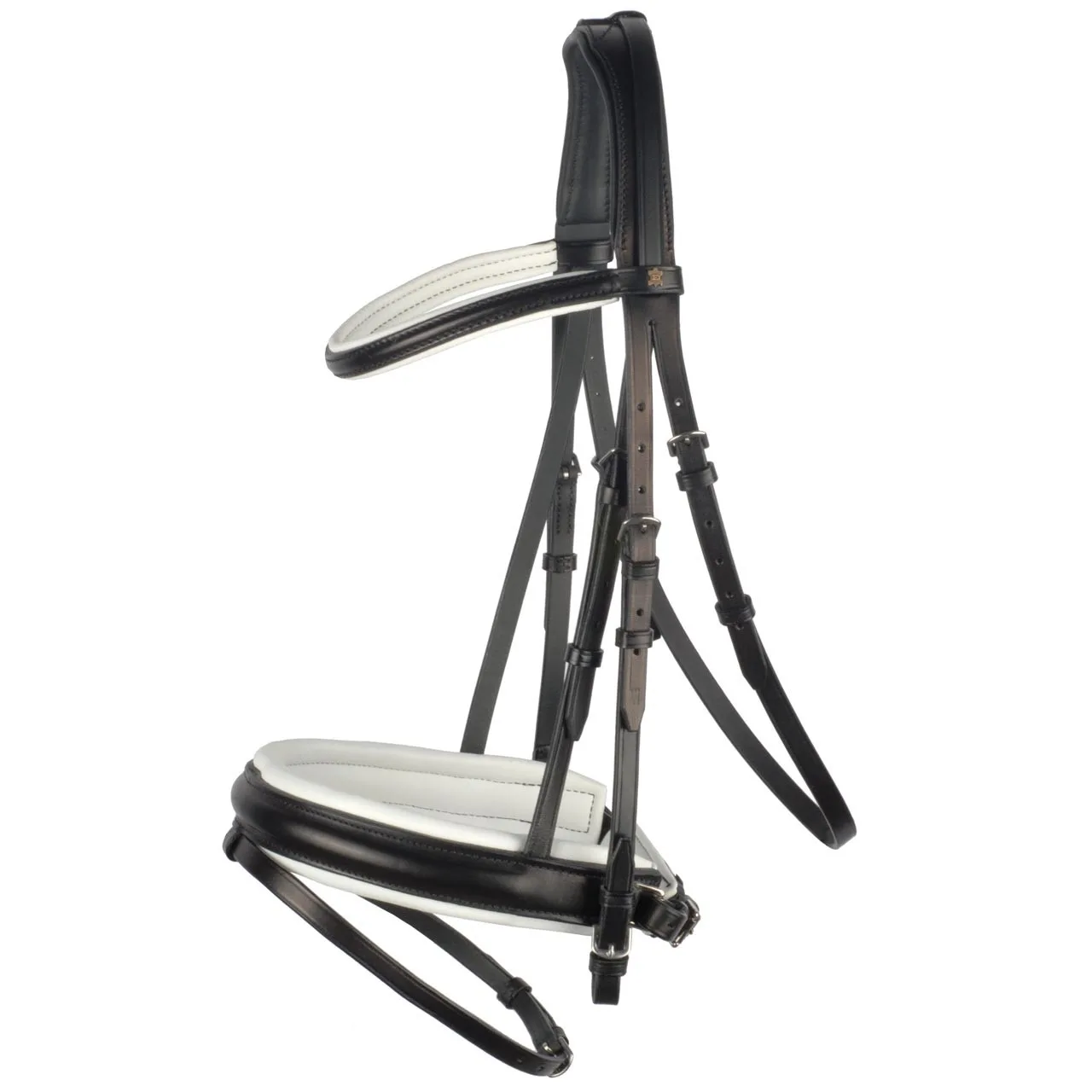 Dobert Classic hoofdstel - Zwart/Wit, Full