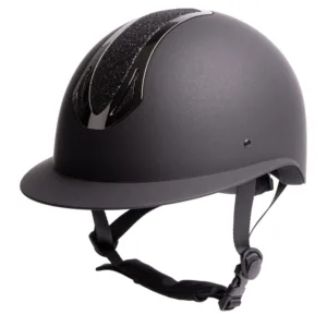 HH Pro F1 Matt Paardrijhelm sparkle schuinvoor