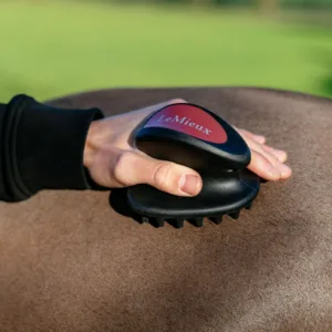 LeMieux Massage Brush zwart sfeer