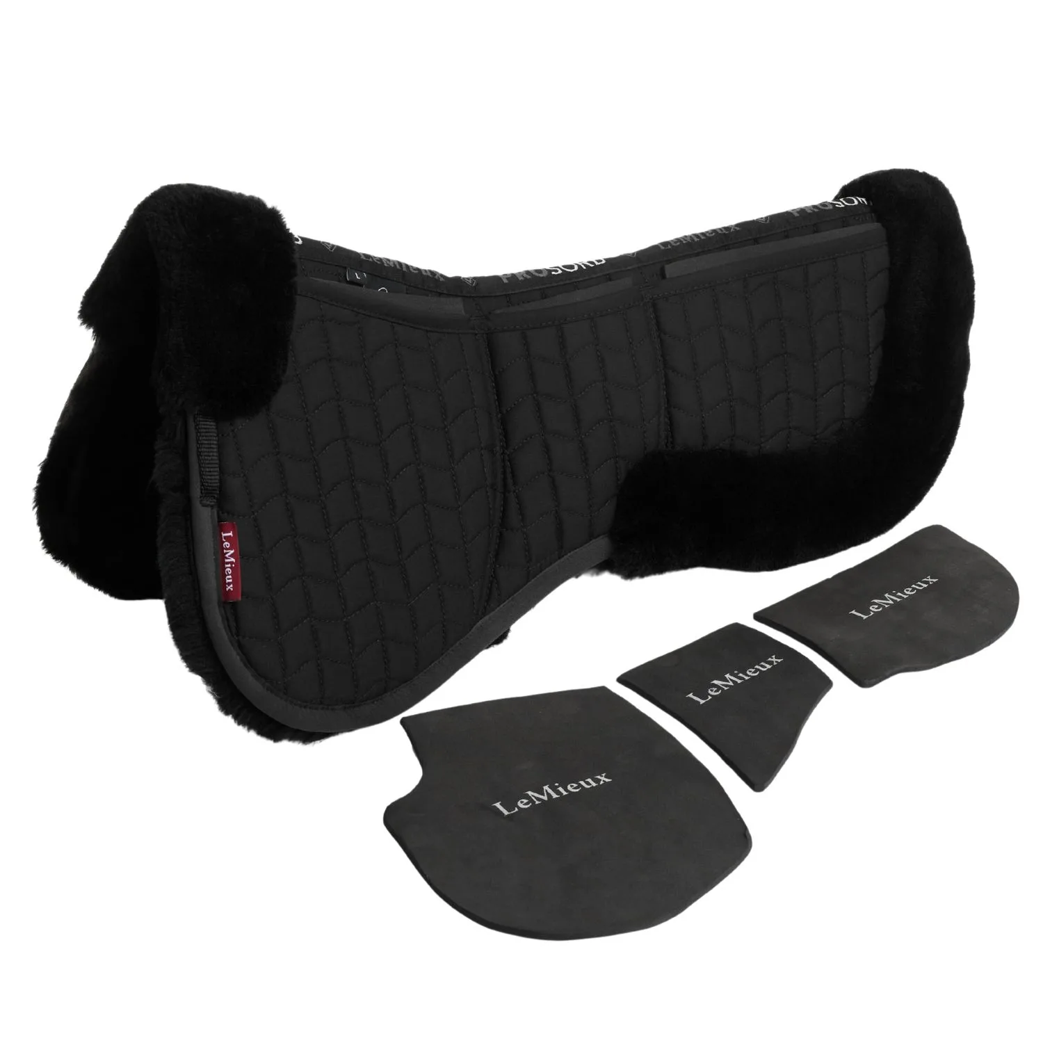 LeMieux ProSorb 3 Pocket onderlegger zwart 11589 01 a