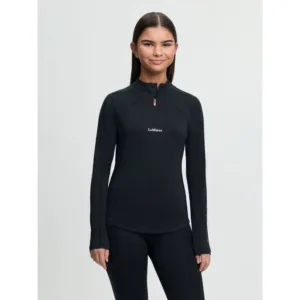 LeMieux YR Sparkle Baselayer shirt zwart voorkant
