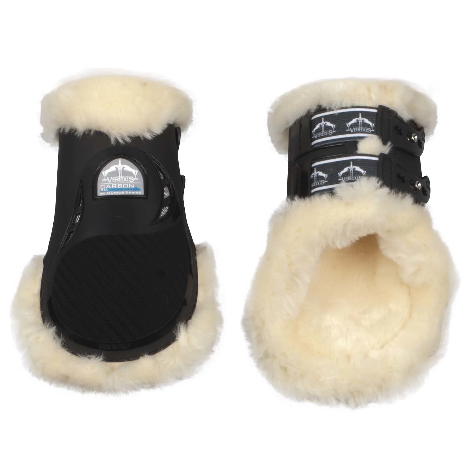 Veredus Carbon Gel Vento S kogelbeschermers - Zwart, l